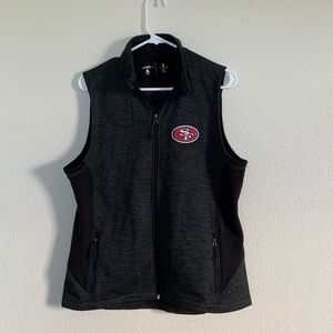 San Francisco 49ers - Antigua Black Women’s Vest
